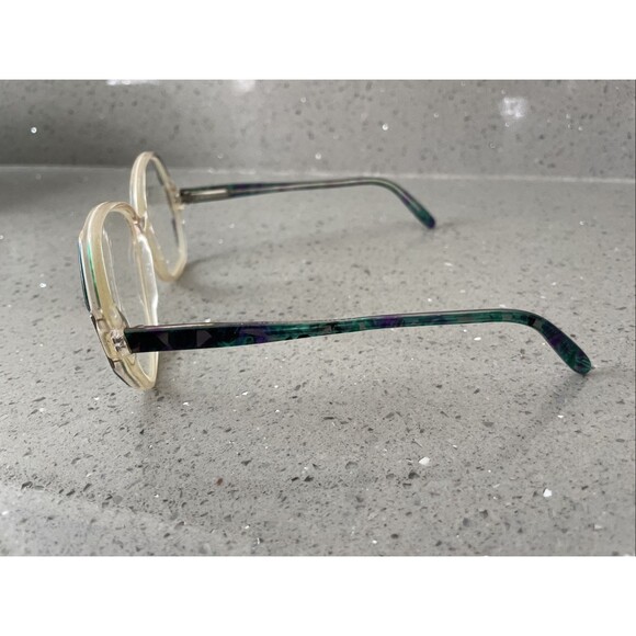 Vtg Safilo Lady Elasta 5638 Eyewear Frames ONLY B77 Round Italy Made 55-14-135 - Picture 3 of 16